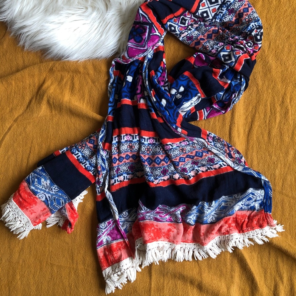 Anthropologie printed scarf